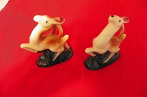 Par de estatuillas Kreiss & Company Gazelle vintage 1951 emparejadas - Imagen 1 de 8