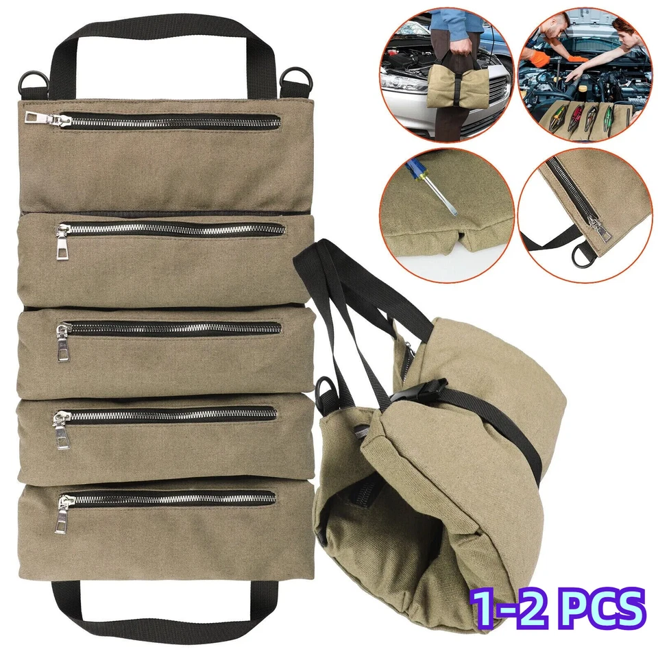 Herramienta enrollable impermeable multiusos bolsa enrollable bolsa llave bolsa colgante portador Foto 1 de 4