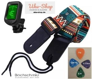 Stimmgerät - Clip Tuner + Ukulele Gurt   + 4 Plektren  ***NEU*** - Bild 1 von 20