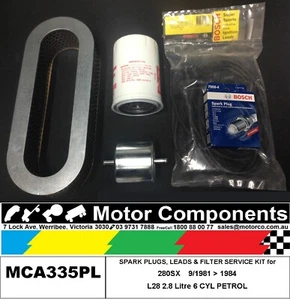 FILTER KIT Oil Air Fuel for NISSAN DATSUN 280ZX L28 2.8 LITRE 9/1981 to 1984 - Picture 1 of 1