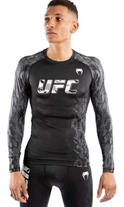 UFC Venum Authentic Fight Week Men's Performance Long Sleeve Rashguard - Picture 1 of 5