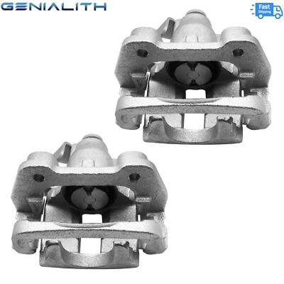 2PCS Rear Brake Caliper w/ Bracket for Ford Explorer Flex Taurus Lincoln MKS MKT Foto 1 de 4