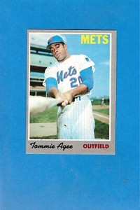 1970 Topps #50 Tommie Agee Mets Near Mint
