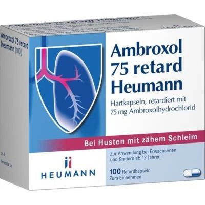 HEUMANN PHARMA GMBH & CO G AMBROXOL 75 retard Heumann Kapseln 100 St. PZN 03882176