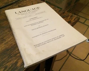 LANGUAGE Jan-March 1960 DISSERTATION Grammatical Hierarchy Isthmus Zapotec RARE - Picture 1 of 2