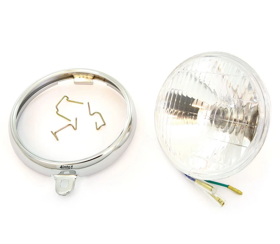 Reprodução 6V farol e conjunto de aro 33100-051-690 - Honda Z50 1972 - 1978 - Imagem 1 de 1