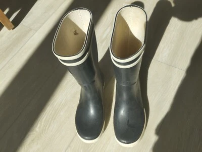 Aigle Lolly Pop Kinder Schuhe Gummi Stiefel Herbst Winter Gr. 29 dunkel blau - Bild 1 von 4