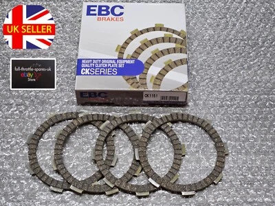 fits: HONDA MBX 80 S 1982-1986 NEW HEAVY DUTY EBC CLUTCH PLATE PLATES KIT SET UK - Image 1 of 3