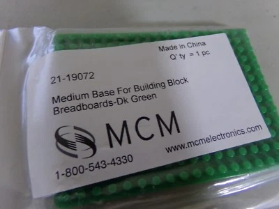 MCM Electronics 21-19072 6.6X9.2 Base For Mini Boards Dark Green (TJ) - Image 1 of 4