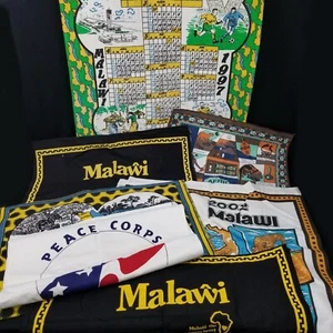 7 Malawi Africa Linens Fabric Calendars Peace Corps Tribes of South Africa 1996 - Picture 1 of 19