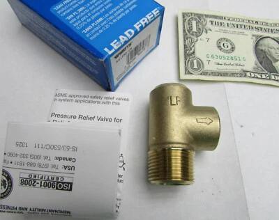 New Watts 3/4" NPT Lead Free Brass Poppet Pressure Relief Valve 125 PSI LF53-125 - Image 1 of 4