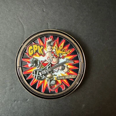 Balde de lixo infantil Live Mike Challenge moeda edição limitada GPK Nation - Imagem 1 de 2