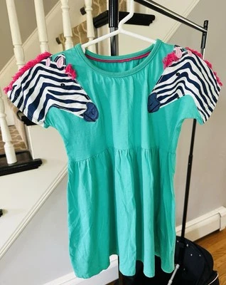 Boutique Girls Zebra Dress Size 5T - Image 1 of 4
