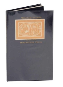 C H TIMPERLEY / WILLIAM BULMER AND THE SHAKESPEARE PRESS BIOGRAPHY 1st #129530 - Picture 1 of 1