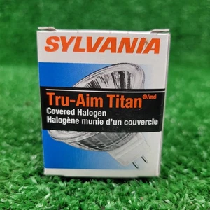 AUTHENTIC SYLVANIA TRU-AIM TITAN 58301 12v MR16 20w GU5.3 Bi-Pin Base 35° Flood - Picture 1 of 9