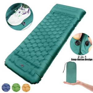 Camping Isomatte leichte Campingmatte mit Kissen integrierte Fußpumpe - Bild 1 von 32