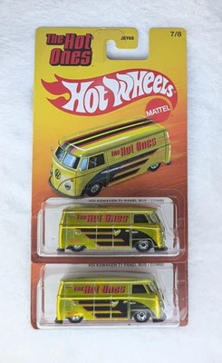 Autobús/combi panel Volkswagen T1 Hot Wheels The Hot Ones (lote de 2) Foto 1 de 4