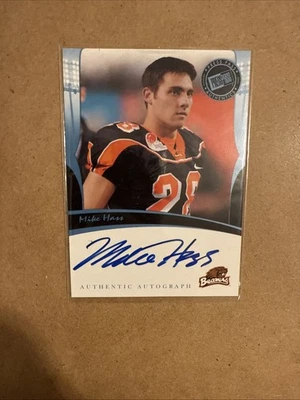 Mike Hass: 2006 Press Pass Legends Autographs #29  Oregon State Beavers - Image 1 of 4