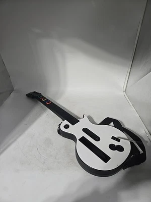 Guitar Hero Nintendo Wii Les Paul Gibson Guitar White 95125.805 testato funzionante - Immagine 1 di 4