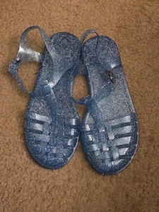 🩰Mädchen Glitzer 🩵 Sandalen Riemchen Schnallen geschlossene Zehe Gr. 3💥TOP💥👀💯 - Bild 1 von 5