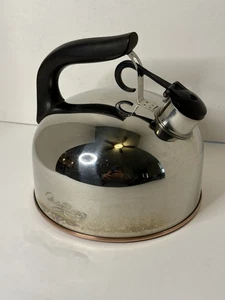 Vintage Paul Revere Ware 2 Quart Kupferboden Teekessel USA guter Zustand - Bild 1 von 8