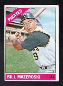 1966 Topps Baseballkarte #210 Bill Mazeroski HOF Pittsburgh Pirates Sehr guter Erhaltungszustand brandneu - Bild 1 von 2