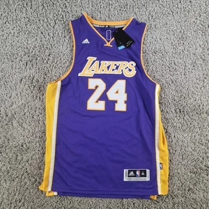Kobe Bryant Los Angeles Lakers Jersey NBA Basketball Adidas Purple Swingman - Picture 1 of 13