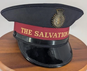Vintage Salvation Army Hat Midway Uniform Cap Co. Chicago - Picture 1 of 6