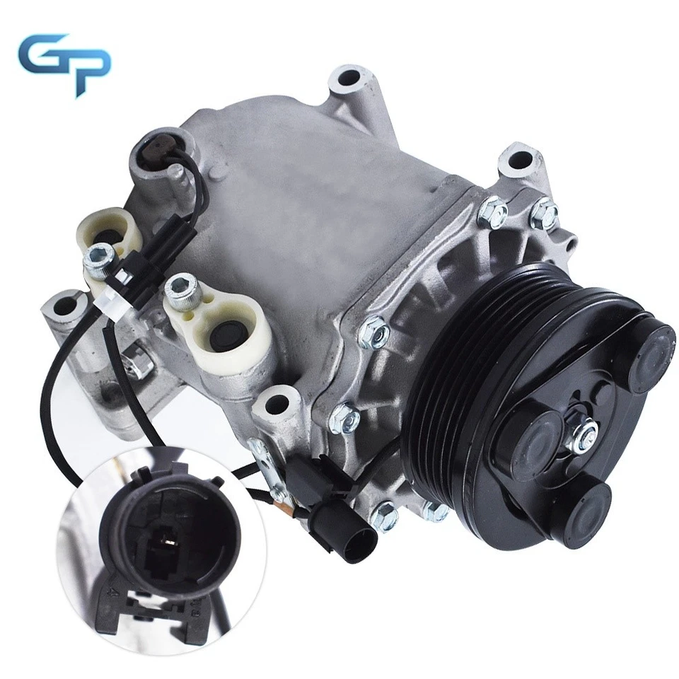 AC Compressor 2002 2003 2004 2005-2006 2007 For Mitsubishi Lancer Eclipse 2.0L - Image 1 of 4