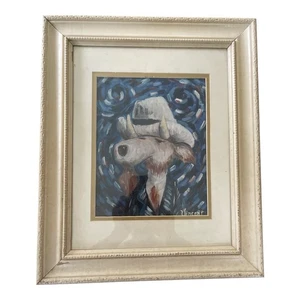 Framed Painting Of Van Goat - Picture 1 of 2