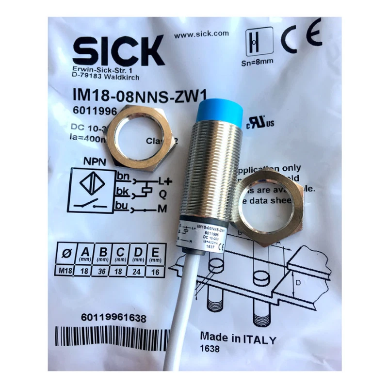 SICK IM18-08NNS-ZW1 Proximity switch, NPN new model  Fast delivery  In stock - Image 1 of 4