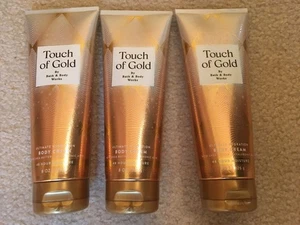 BRANDNEU (Menge 3) Bath & Body Works Touch of Gold Körpercreme 8 Unzen ea. - Bild 1 von 3