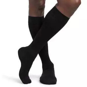 SIGVARIS Men’s Access/Dynaven Calf-High Opaque 20-30mmHg Black Small Short - Picture 1 of 5