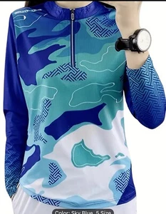 1pcQuick DRY Athletic Running Fitness Casual Shirt Sporty Long Sleeve ZIP Up TOP - Picture 1 of 10