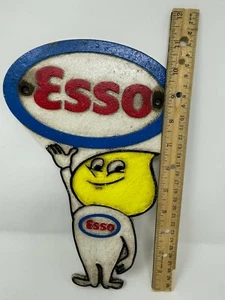 Esso Gas Sign Cast Iron New but made to look old - Picture 1 of 3