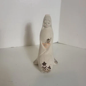 Statuina geisha 5" porcellana ceramica giapponese vintage - Foto 1 di 6