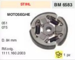 1111.160.2003 FRIZIONE COMPLETA MOTOSEGA STIHL 051 075 Ø 84mm - Picture 1 of 1