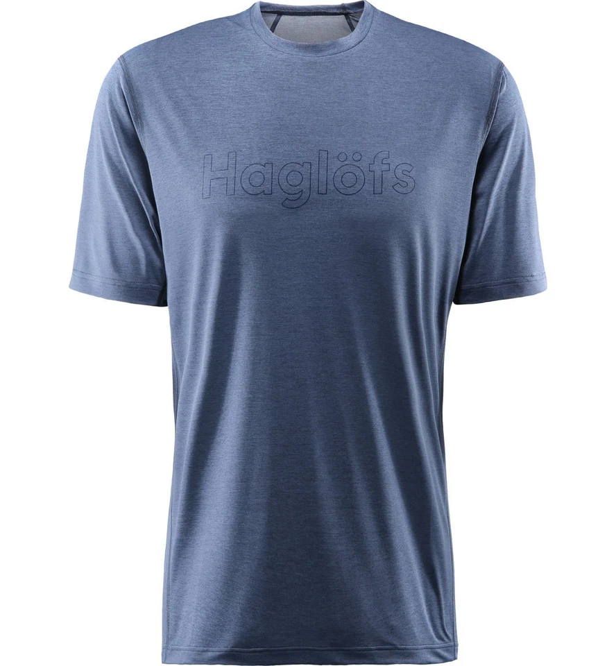 Camiseta Haglöfs Ridge Hombre, Camisa Funcional Muy Ligera para Hombre, Azul Camuflaje Talla XL Foto 1 de 1