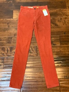 Pilcro and the Letterpress Orange Serif Straight Corduroy Pants, Size 26 - Picture 1 of 4