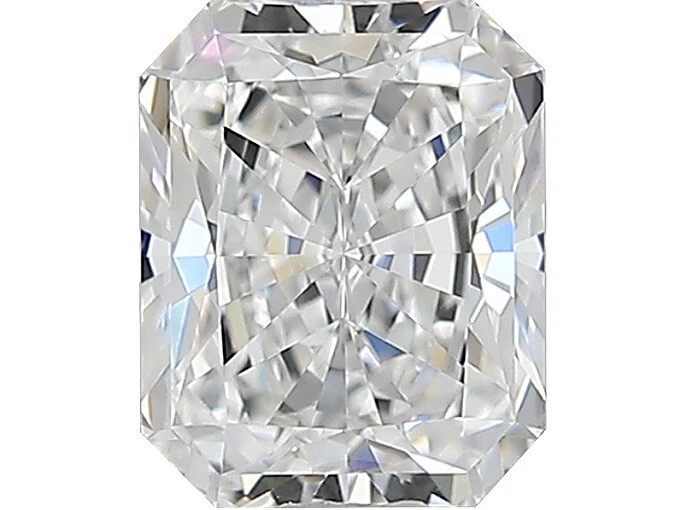 Loose Lab-Grown CVD Diamond 4.80 Ct Radiant Cut VVS1 - F Certified Diamond - Image 1 of 4