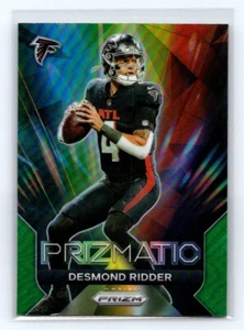 2023 Panini Prizm #7 Desmond Ridder Prizmatic Green Prizm Atlanta Falken - Bild 1 von 2