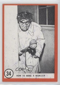 1963 Rosan Famous Monsters Series How to Make a Monster #34 8b4