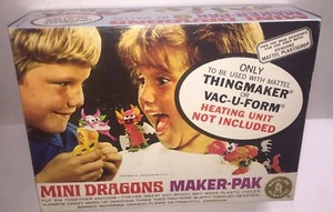 Mattel Mini Dragons 🙂 Thingmaker / Vac-u-Form Formen 4504 Plasticgoop 1967 - Bild 1 von 12