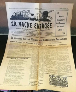 LA VACHE ENRAGEE JOURNAL OFFICIEL COMMUNE LIBRE DE MONTMARTRE N°56 4 FEV 1922 - Picture 1 of 1