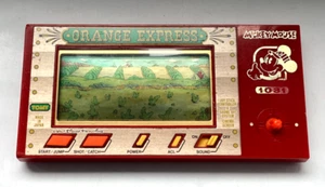 Vintage EXTREMELY RARE 1983 TOMY ORANGE EXPRESS LCD Game (Very Good Condition) - Picture 1 of 13