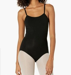Capezio Women's Double Strap Cami Leotard - Black/Medium - Picture 1 of 5