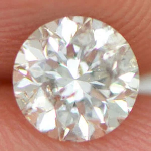 Round Shape Diamond Polished Natural White Loose Certified Enhanced 0.51ct F/SI2 - Picture 1 of 8