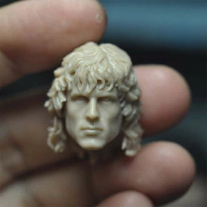 Blank 1/12 Scale Action Star Rambo Head Sculpt Unpainted Fit 6" Figure - Picture 1 of 3