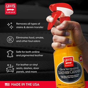 Odor Neutralizing Leather Cleaner for Car Seats, Dashboard, Door Panels, Elim... - Picture 1 of 12