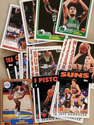 1992-93 TOPPS ARCHIVE BASKETBALL TRADING CARDS YOU PICK 50% OFF 2+ - Image 1 of 2